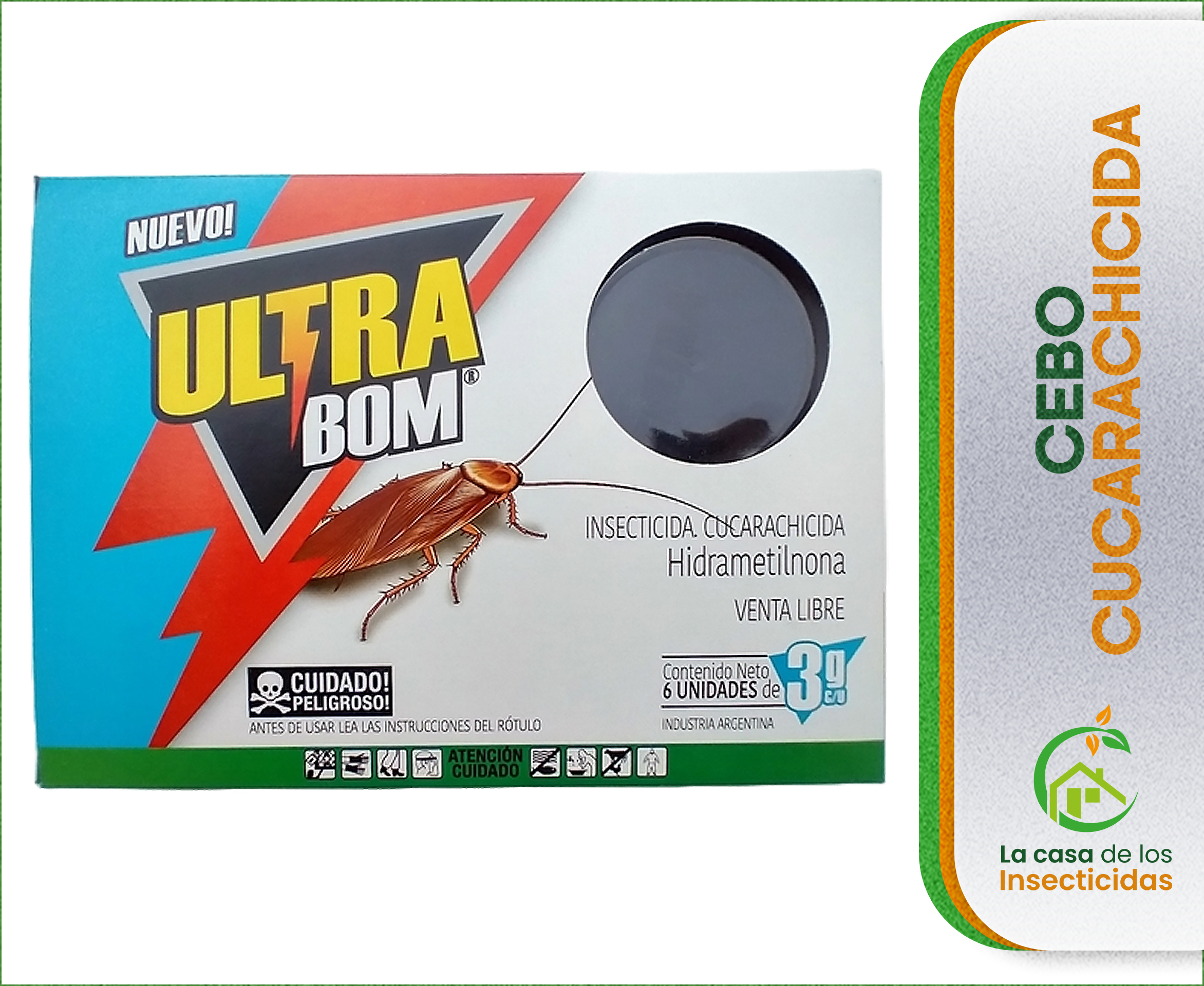 Ultra Bom Control de Cucarachas